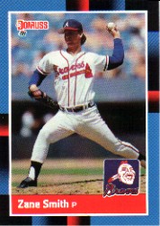 1988 Donruss Baseball Cards    167     Zane Smith